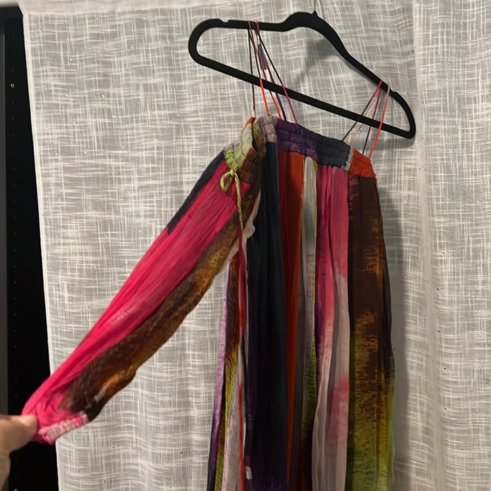 Anthropologie Off Shoulder Vibrant Blouse